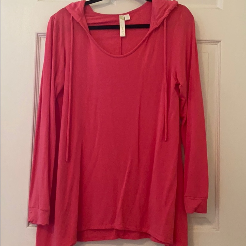 Pink, super soft hoodie
